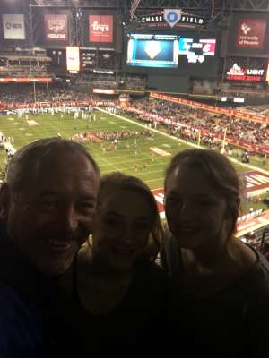 Ron attended 2019 Cheez-it Bowl: Air Force Academy Falcons vs. Washington State Cougars on Dec 27th 2019 via VetTix 