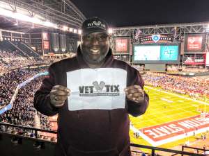 John Graves attended 2019 Cheez-it Bowl: Air Force Academy Falcons vs. Washington State Cougars on Dec 27th 2019 via VetTix 