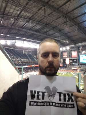 Jeff attended 2019 Cheez-it Bowl: Air Force Academy Falcons vs. Washington State Cougars on Dec 27th 2019 via VetTix 
