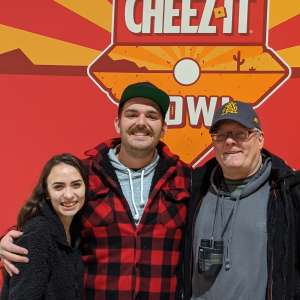 Phylliss attended 2019 Cheez-it Bowl: Air Force Academy Falcons vs. Washington State Cougars on Dec 27th 2019 via VetTix 