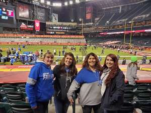 Christopher attended 2019 Cheez-it Bowl: Air Force Academy Falcons vs. Washington State Cougars on Dec 27th 2019 via VetTix 