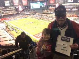 Larry attended 2019 Cheez-it Bowl: Air Force Academy Falcons vs. Washington State Cougars on Dec 27th 2019 via VetTix 