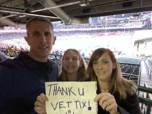 Justin attended 2019 Cheez-it Bowl: Air Force Academy Falcons vs. Washington State Cougars on Dec 27th 2019 via VetTix 