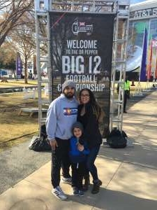 Richard attended Big 12 Championship: Oklahoma Sooners vs. Baylor Bears - NCAA Football on Dec 7th 2019 via VetTix 
