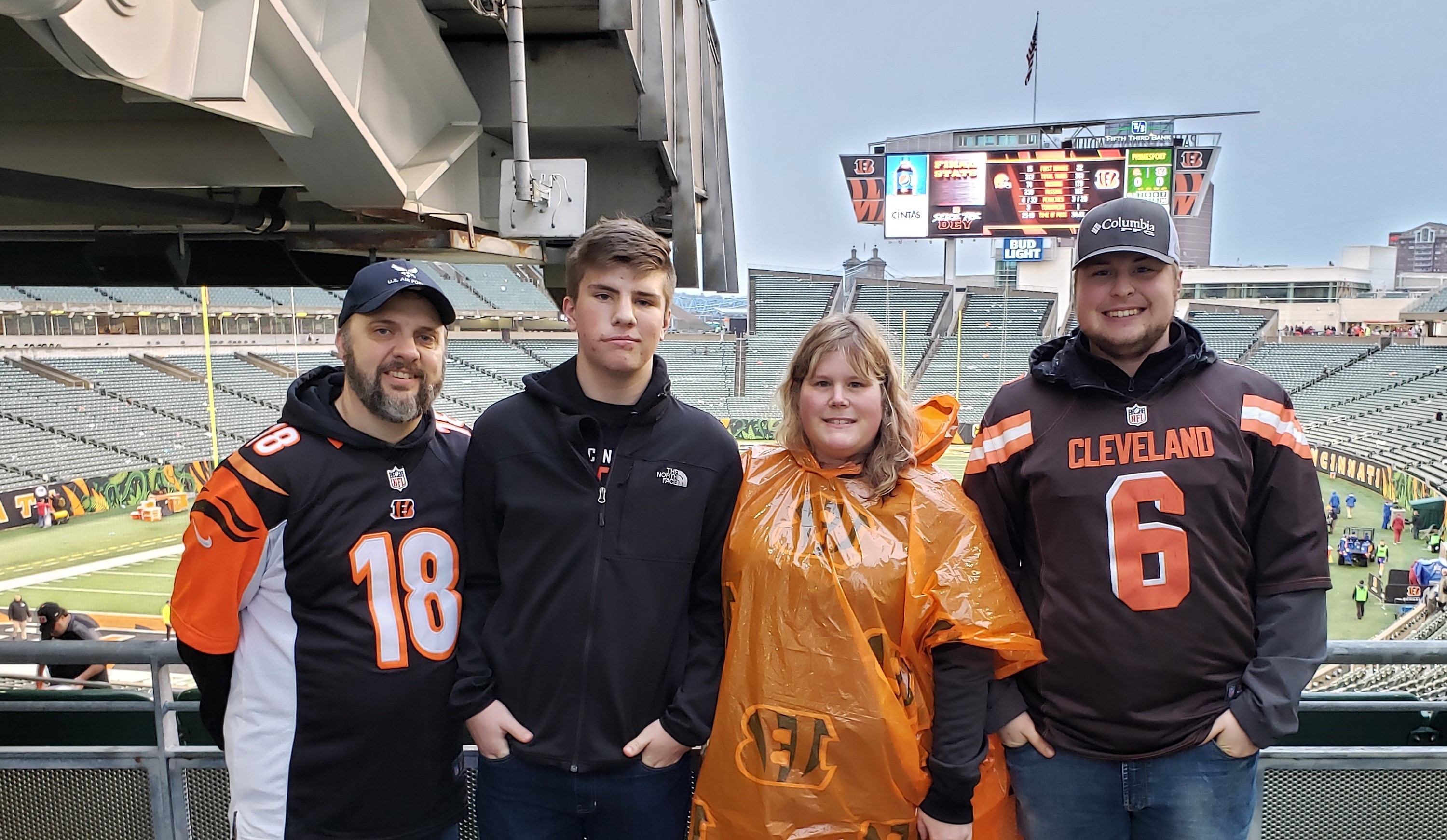 Event Feedback: Cincinnati Bengals vs. Cleveland Browns