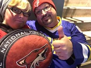 Don attended Arizona Coyotes vs. Chicago Blackhawks - NHL on Dec 12th 2019 via VetTix 