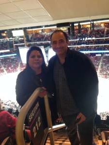 Janice attended Arizona Coyotes vs. Chicago Blackhawks - NHL on Dec 12th 2019 via VetTix 