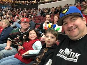Kaz attended Arizona Coyotes vs. Chicago Blackhawks - NHL on Dec 12th 2019 via VetTix 