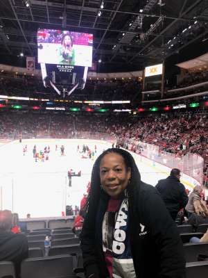 MARY attended Arizona Coyotes vs. Chicago Blackhawks - NHL on Dec 12th 2019 via VetTix 