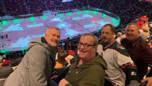 Steven attended Arizona Coyotes vs. Chicago Blackhawks - NHL on Dec 12th 2019 via VetTix 