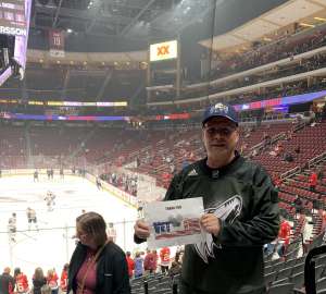 Mark attended Arizona Coyotes vs. Chicago Blackhawks - NHL on Dec 12th 2019 via VetTix 