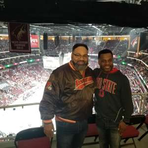 Derek attended Arizona Coyotes vs. Chicago Blackhawks - NHL on Dec 12th 2019 via VetTix 