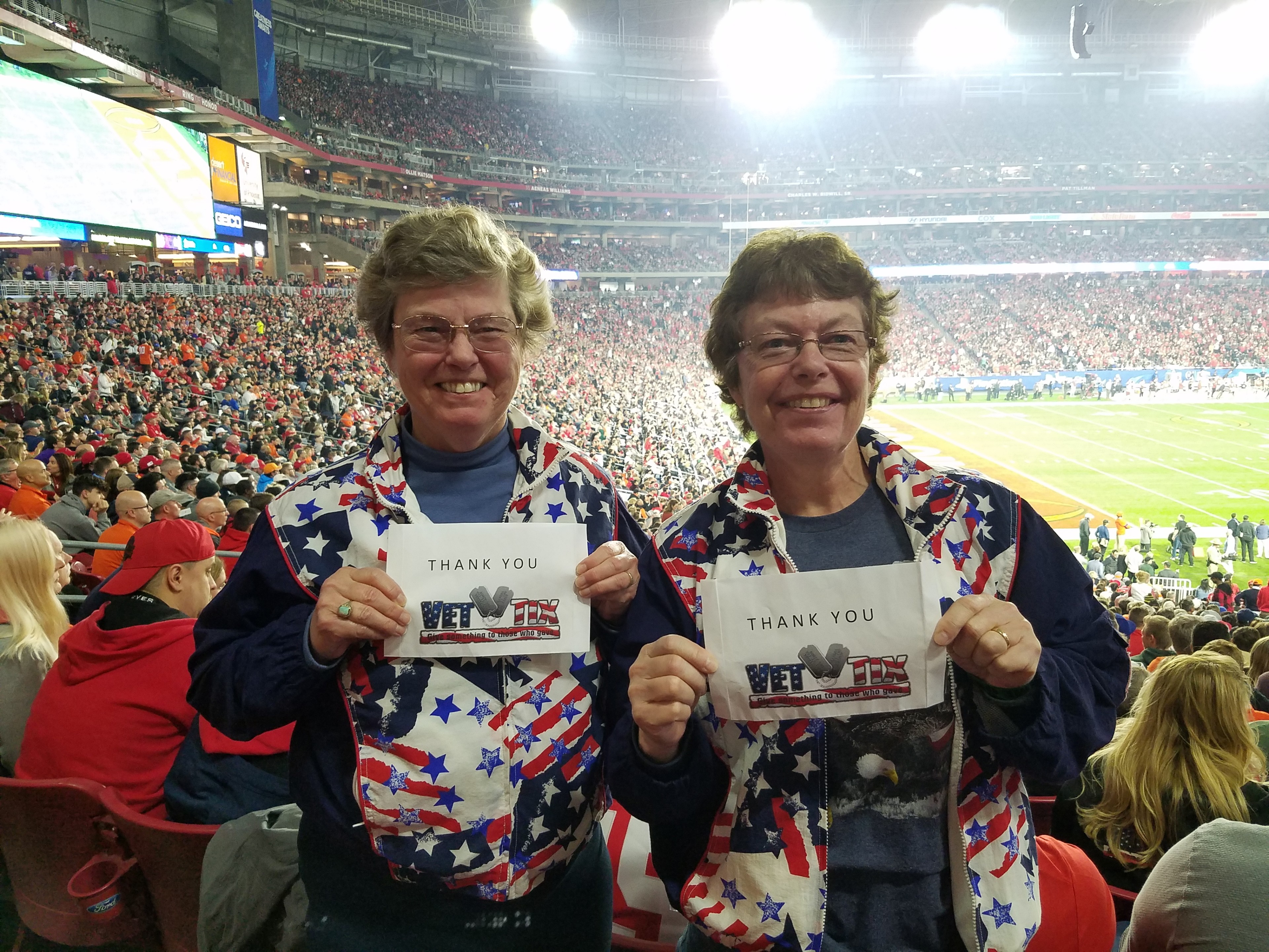 Event Feedback: 2019 Playstation Fiesta Bowl: Ohio State Buckeyes vs.  Clemson Tigers ** Flag Holding Ceremony **