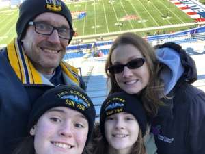 Jeff attended 2019 Auto Zone Liberty Bowl - Navy Midshipmen vs. Kansas State Wildcats - NCAA Football on Dec 31st 2019 via VetTix 