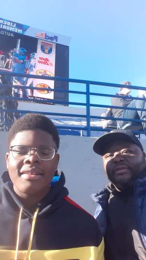 Travon attended 2019 Auto Zone Liberty Bowl - Navy Midshipmen vs. Kansas State Wildcats - NCAA Football on Dec 31st 2019 via VetTix 