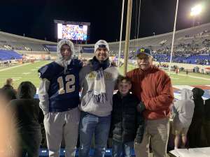 Taylor attended 2019 Auto Zone Liberty Bowl - Navy Midshipmen vs. Kansas State Wildcats - NCAA Football on Dec 31st 2019 via VetTix 