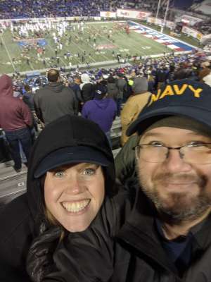 Todd attended 2019 Auto Zone Liberty Bowl - Navy Midshipmen vs. Kansas State Wildcats - NCAA Football on Dec 31st 2019 via VetTix 