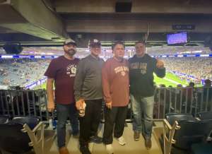 Manuel attended 2019 Texas Bowl: Oklahoma State Cowboys vs. Texas A&M Aggies on Dec 27th 2019 via VetTix 