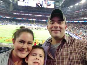Chris attended 2019 Texas Bowl: Oklahoma State Cowboys vs. Texas A&M Aggies on Dec 27th 2019 via VetTix 