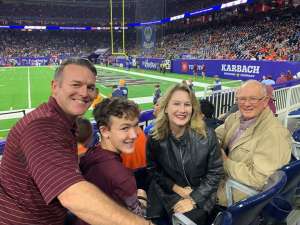 Josh attended 2019 Texas Bowl: Oklahoma State Cowboys vs. Texas A&M Aggies on Dec 27th 2019 via VetTix 