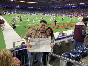 Jose attended 2019 Texas Bowl: Oklahoma State Cowboys vs. Texas A&M Aggies on Dec 27th 2019 via VetTix 