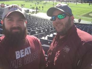 Cole attended 2019 Franklin American Music City Bowl: Mississippi State vs. Louisville - NCAA Football on Dec 30th 2019 via VetTix 