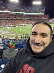 Ahmed attended 2019 Franklin American Music City Bowl: Mississippi State vs. Louisville - NCAA Football on Dec 30th 2019 via VetTix 