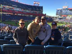 Aaron attended 2019 Franklin American Music City Bowl: Mississippi State vs. Louisville - NCAA Football on Dec 30th 2019 via VetTix 
