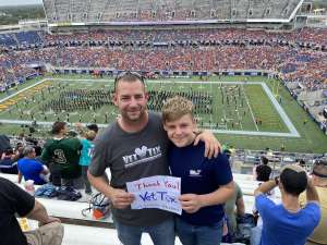 james attended 2019 Camping World Bowl - Notre Dame vs. Iowa State on Dec 28th 2019 via VetTix 