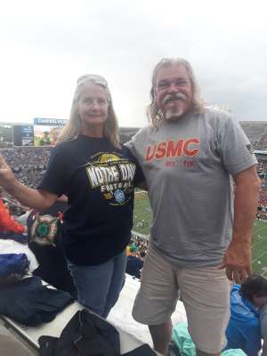 Russell attended 2019 Camping World Bowl - Notre Dame vs. Iowa State on Dec 28th 2019 via VetTix 