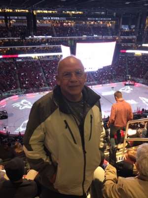 Louis Lopez attended Arizona Coyotes vs. Anaheim Ducks - NHL on Jan 2nd 2020 via VetTix 