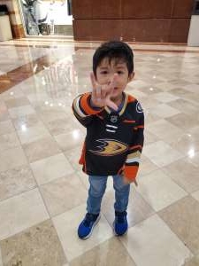 Huynh attended Anaheim Ducks vs. Nashville Predators - NHL on Jan 5th 2020 via VetTix 