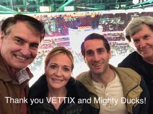 Richard attended Anaheim Ducks vs. Nashville Predators - NHL on Jan 5th 2020 via VetTix 