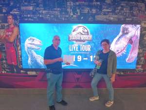 Barry attended Jurassic World Live Tour on Jan 9th 2020 via VetTix 