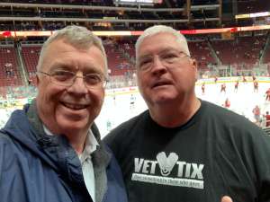 Gary attended Arizona Coyotes vs. San Jose Sharks - NHL on Jan 14th 2020 via VetTix 
