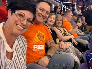 Justin & Family attended Phoenix Suns vs. Sacramento Kings - NBA on Jan 7th 2020 via VetTix 