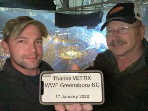 David attended WWE Friday Night Smackdown on Jan 17th 2020 via VetTix 