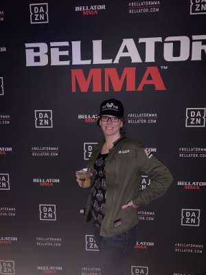 Melanie attended Bellator 238 - Budd vs. Cyborg on Jan 25th 2020 via VetTix 