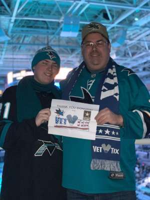 John attended San Jose Sharks vs. Tampa Bay Lightning - NHL ** Post Game Photo Op ** on Feb 1st 2020 via VetTix 