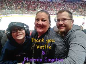 Robin attended Arizona Coyotes vs. Los Angeles Kings - NHL on Jan 30th 2020 via VetTix 