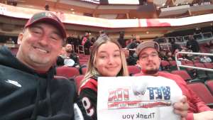 David attended Arizona Coyotes vs. Carolina Hurricanes - NHL on Feb 6th 2020 via VetTix 