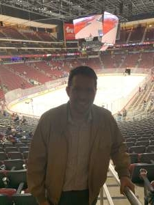 Chasey attended Arizona Coyotes vs. Florida Panthers - NHL on Feb 25th 2020 via VetTix 