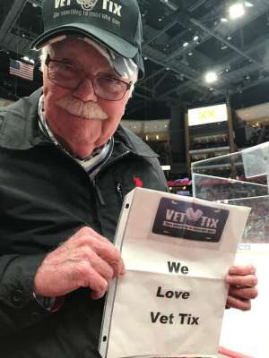 Larry attended Arizona Coyotes vs. Florida Panthers - NHL on Feb 25th 2020 via VetTix 