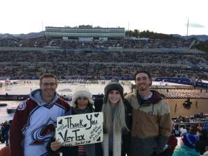 Stacy attended 2020 Navy Federal Credit Union NHL Stadium Series - Los Angeles Kings vs. Colorado Avalanche on Feb 15th 2020 via VetTix 