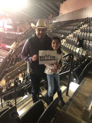 Rene attended San Antonio PRCA Rodeo Followed by Colter Wall on Feb 12th 2020 via VetTix 