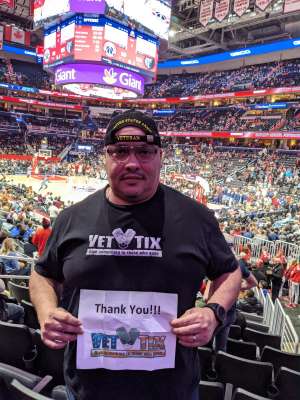 Jose attended Washington Wizards vs. Memphis Grizzlies - NBA on Feb 9th 2020 via VetTix 