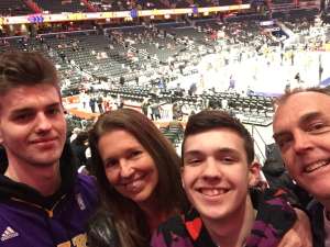 Kloss Family attended Washington Wizards vs. Chicago Bulls - NBA on Feb 11th 2020 via VetTix 