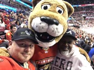 Gus attended Florida Panthers vs. Philadelphia Flyers - NHL on Feb 13th 2020 via VetTix 