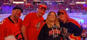 Lisa attended Florida Panthers vs. Philadelphia Flyers - NHL on Feb 13th 2020 via VetTix 