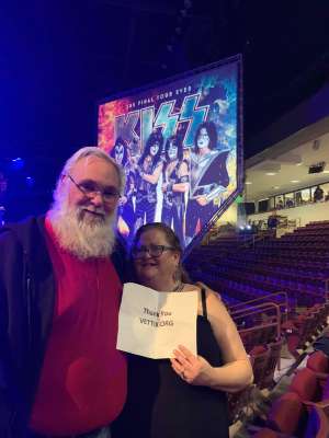 TINA attended Kiss: End of the Road World Tour on Feb 11th 2020 via VetTix 